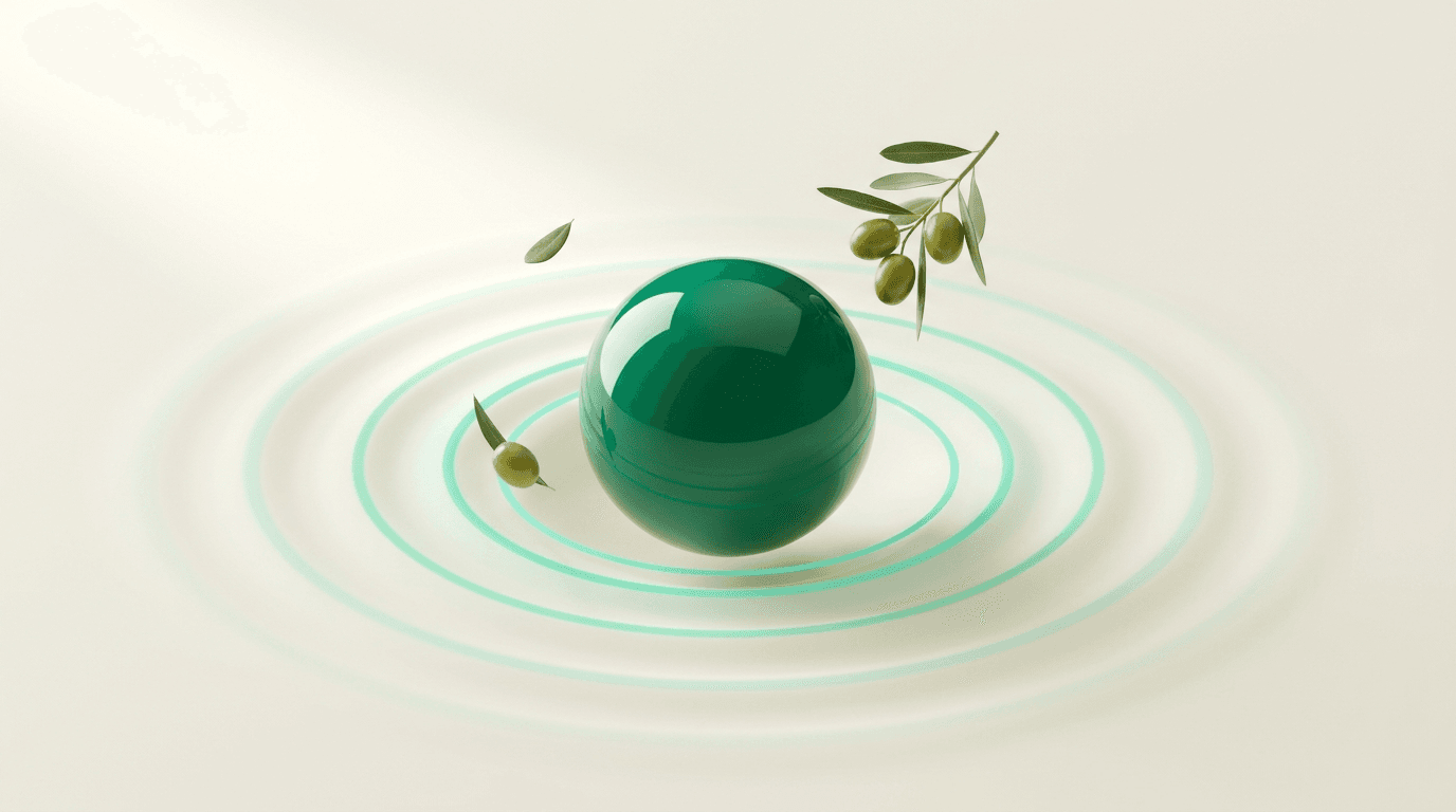 Orb Salus AI con onde sonore