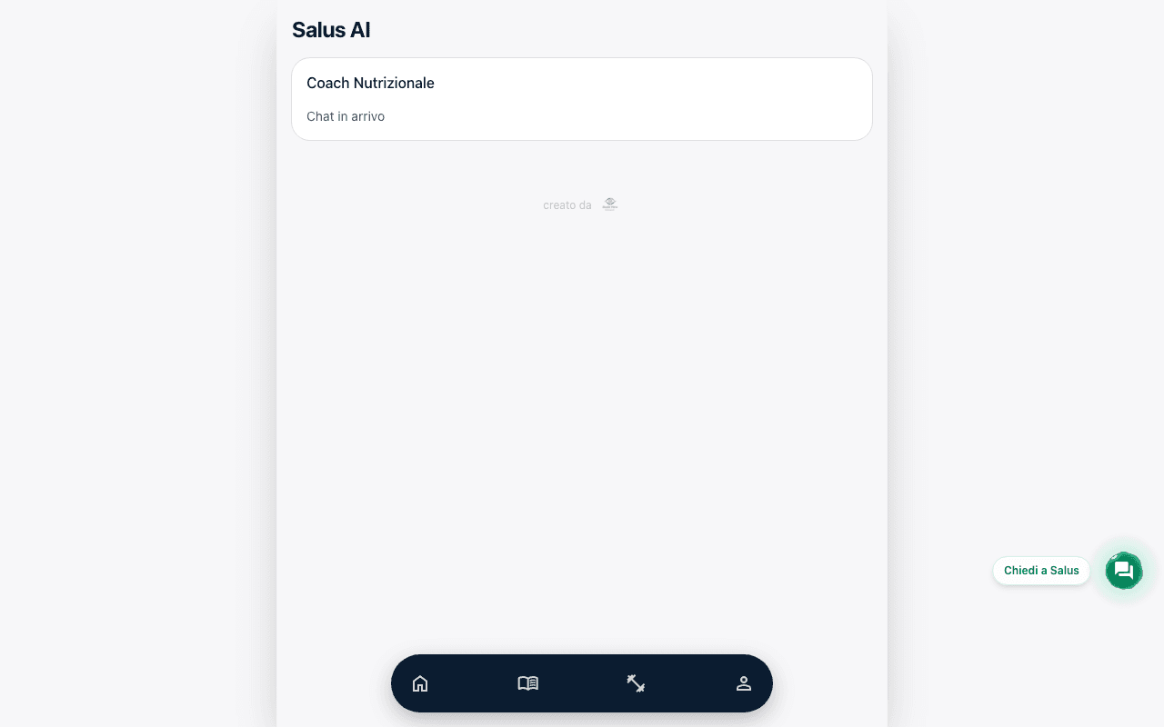 Chat con Salus AI Coach